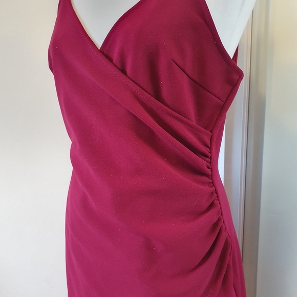 Alive Girl Burgandy Dress 🔥 Size 12 - Picture 3 of 8